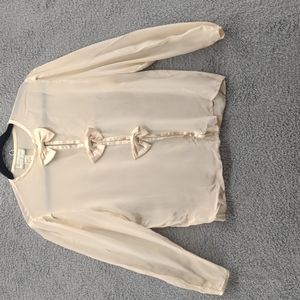 Vintage 100% Silk Spencer Jeremy Size 6  Women's Long sleeve Shirt..REF#19